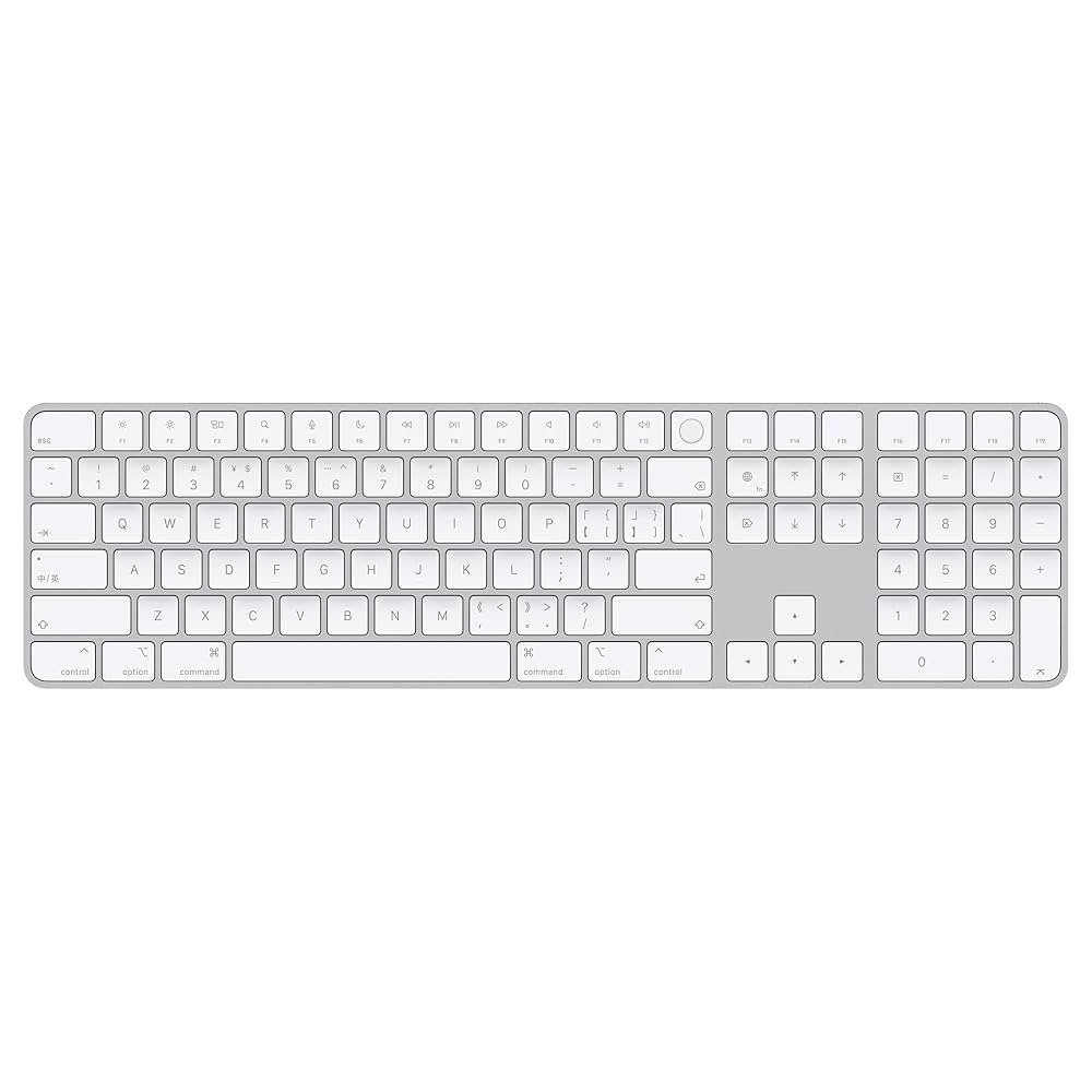 Touch ID搭載Magic Keyboard（USB-C）-日本語（JIS） Amazon.co.jp: Appleシリコン搭載Macモデル用Touch ID搭載Magic